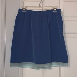 Light blue flowy skirt